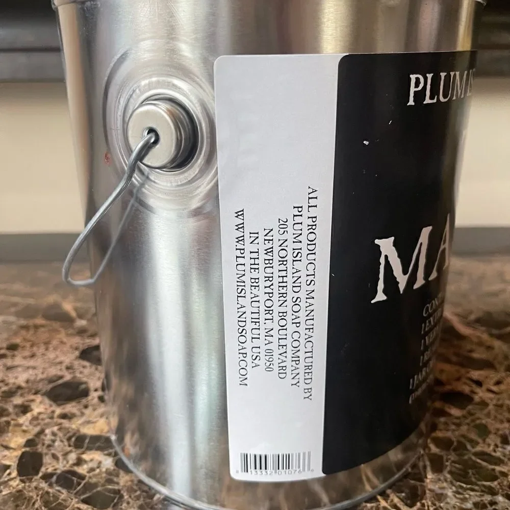 Plum Island Soap Co “The Man Can” Gift Set NEW Men’s Grooming Kit Paint Can